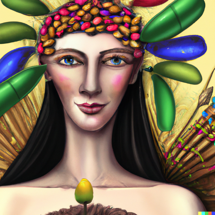 DALL·E 2023-03-07 13.28.47 - seed lady biodiversity birthday celebration digital art.png