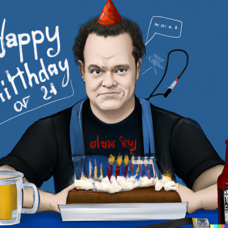 DALL·E 2023-03-03 10.52.42 - A DIY expert, who looks like Vince Vaughn but isn't, has a birthday celebration, digital art.png