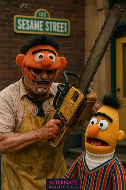 Leatherface on Sesame St.jpg
