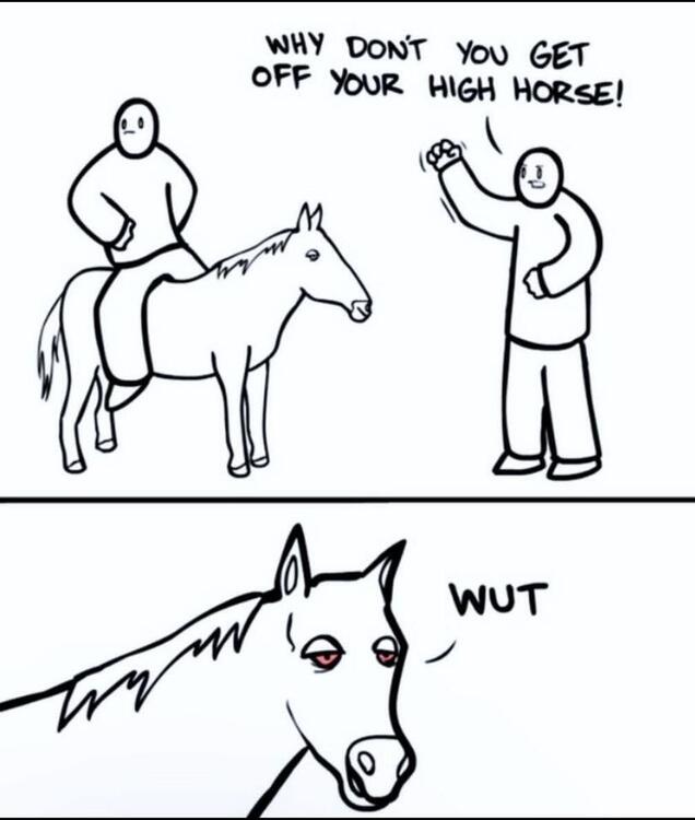 Get Off Your High Horse.JPG