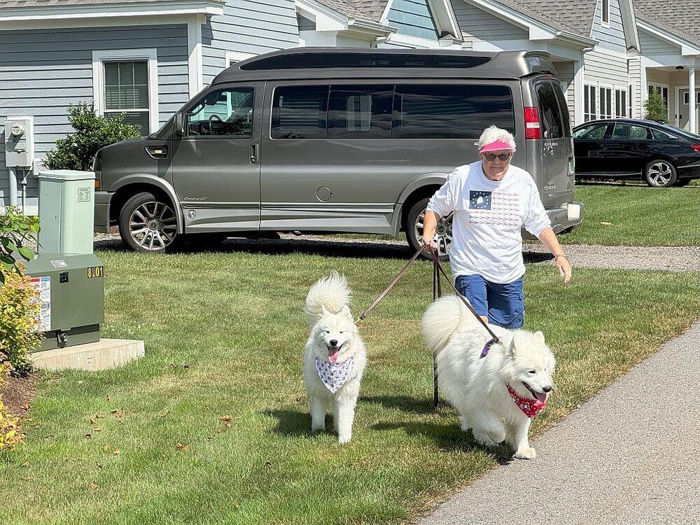 Michelle and pups.jpg